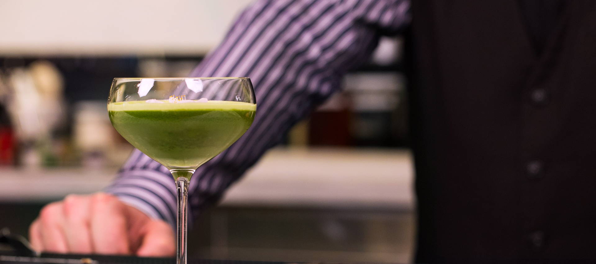 cherry blossom matcha sake cocktail mixology recipe 