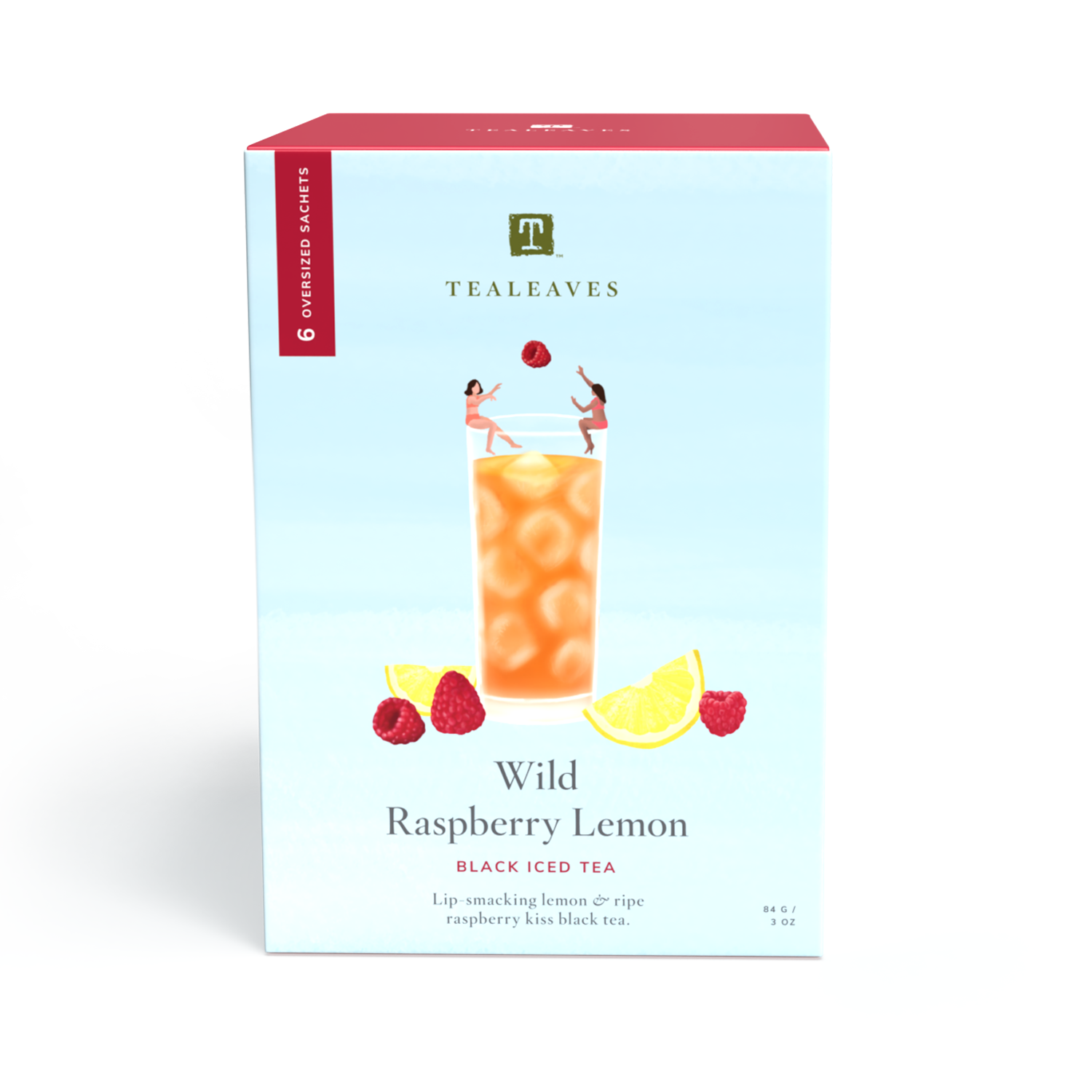 Wild Raspberry Lemon Iced Tea Bags from TEALEAVES