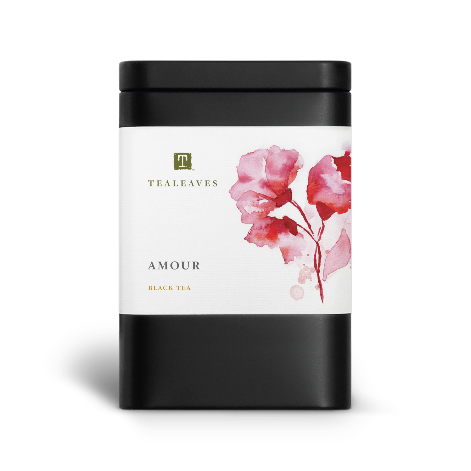 Amour Rose Loose Leaf Black Tea. Premium Loose Leaf Tea. Organic Black Tea. Rose black tea.