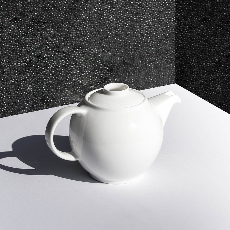 Fine Bone China White Teapot